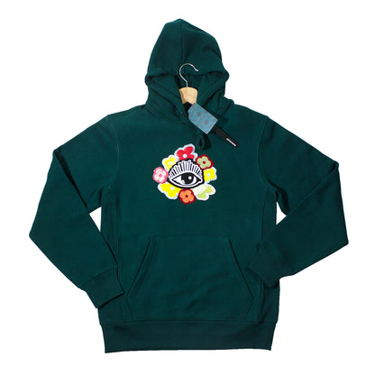 flower logo hoodie